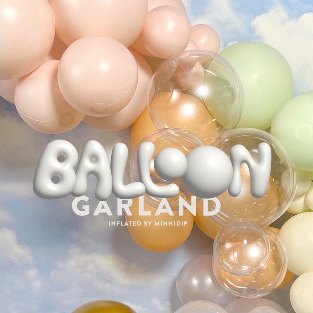 Minnidip Balloon Garlands reusable